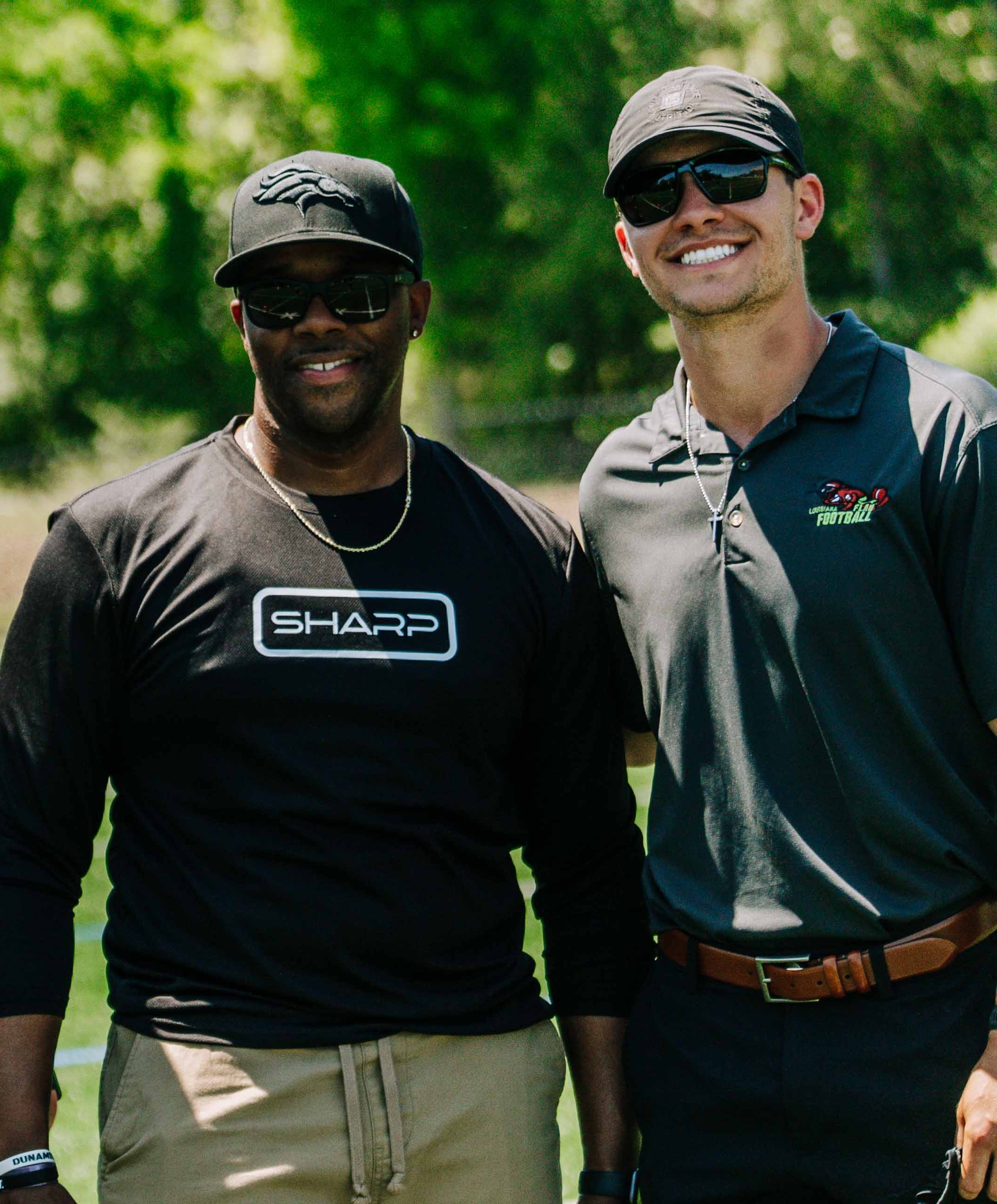 Gavin with team members